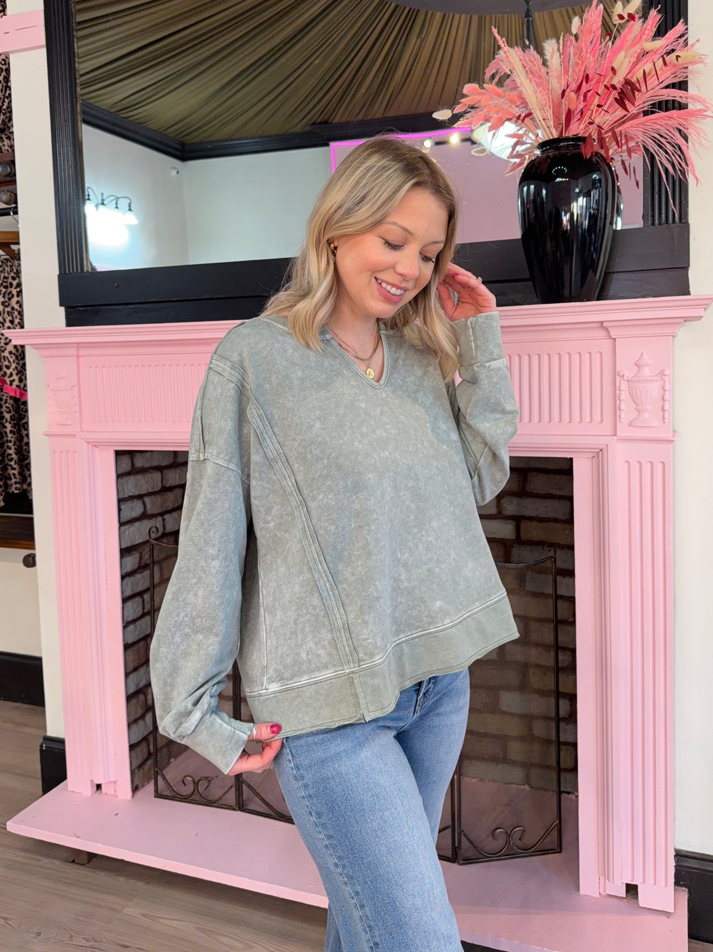 Easy Days Washed Top