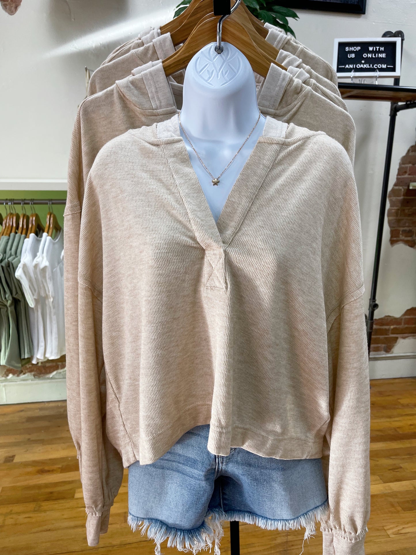 Latte Love Hooded Top