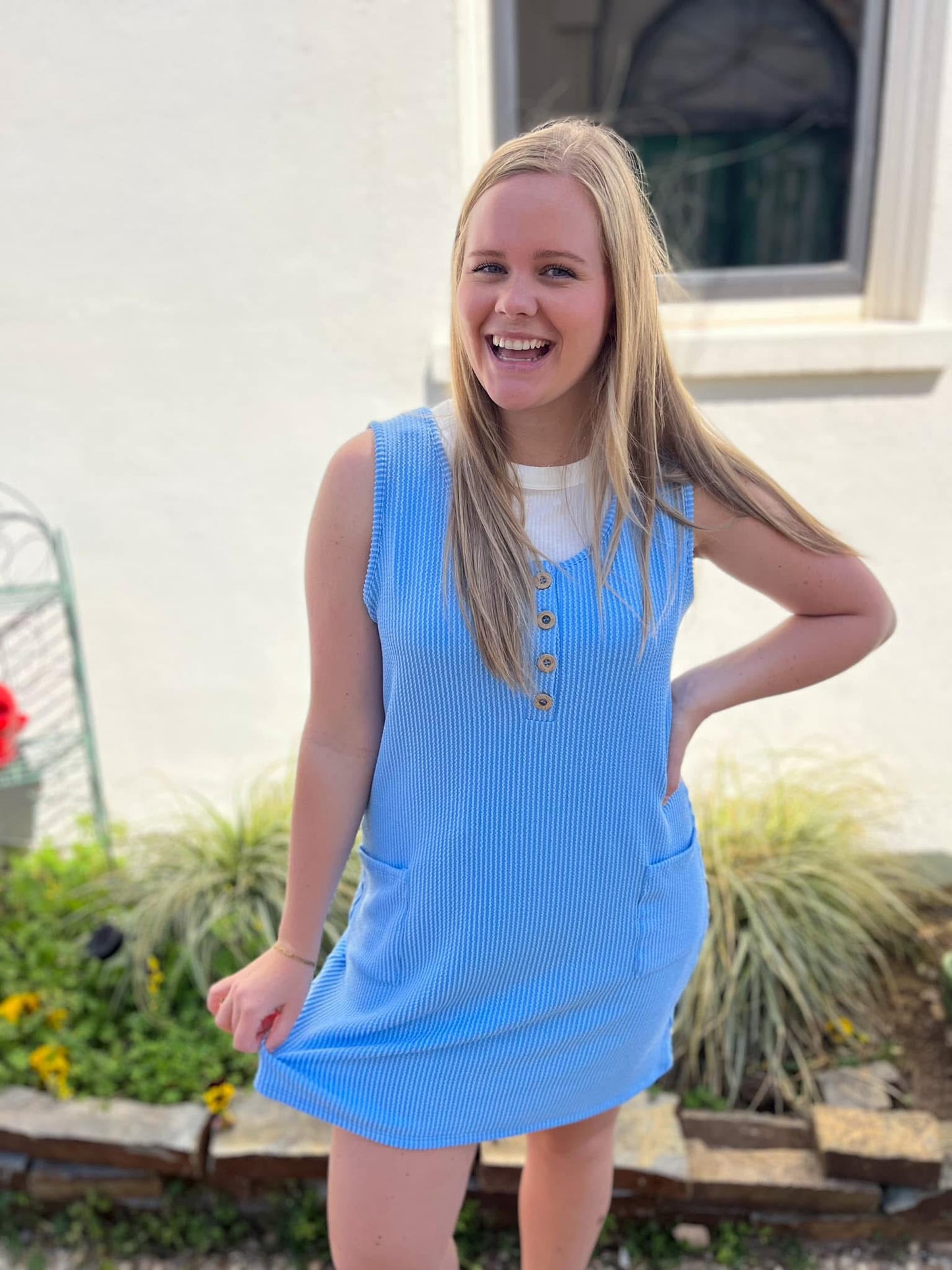 Corded Tank Dress