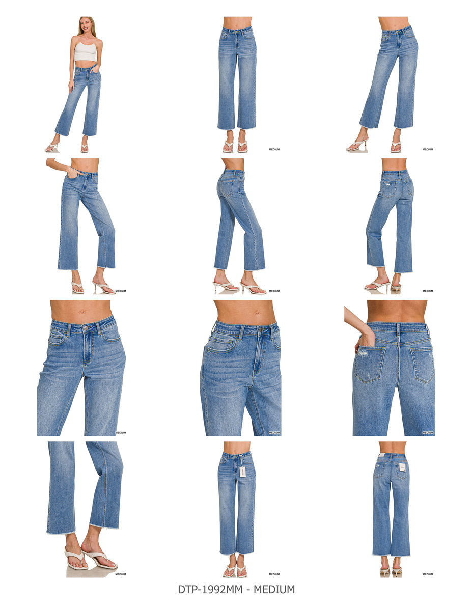 Maria Straight Jeans- Zenana