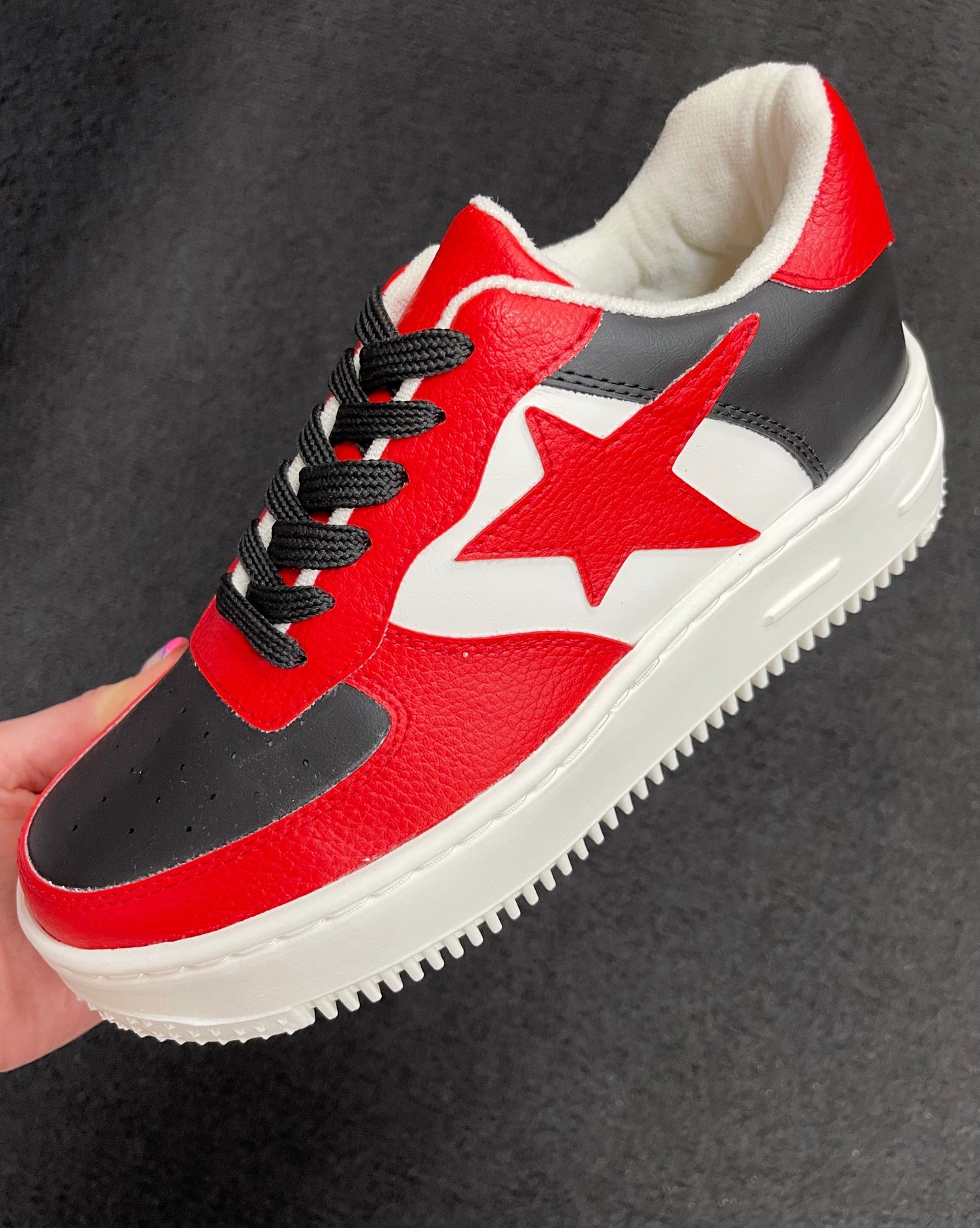 Miel Red Sneakers