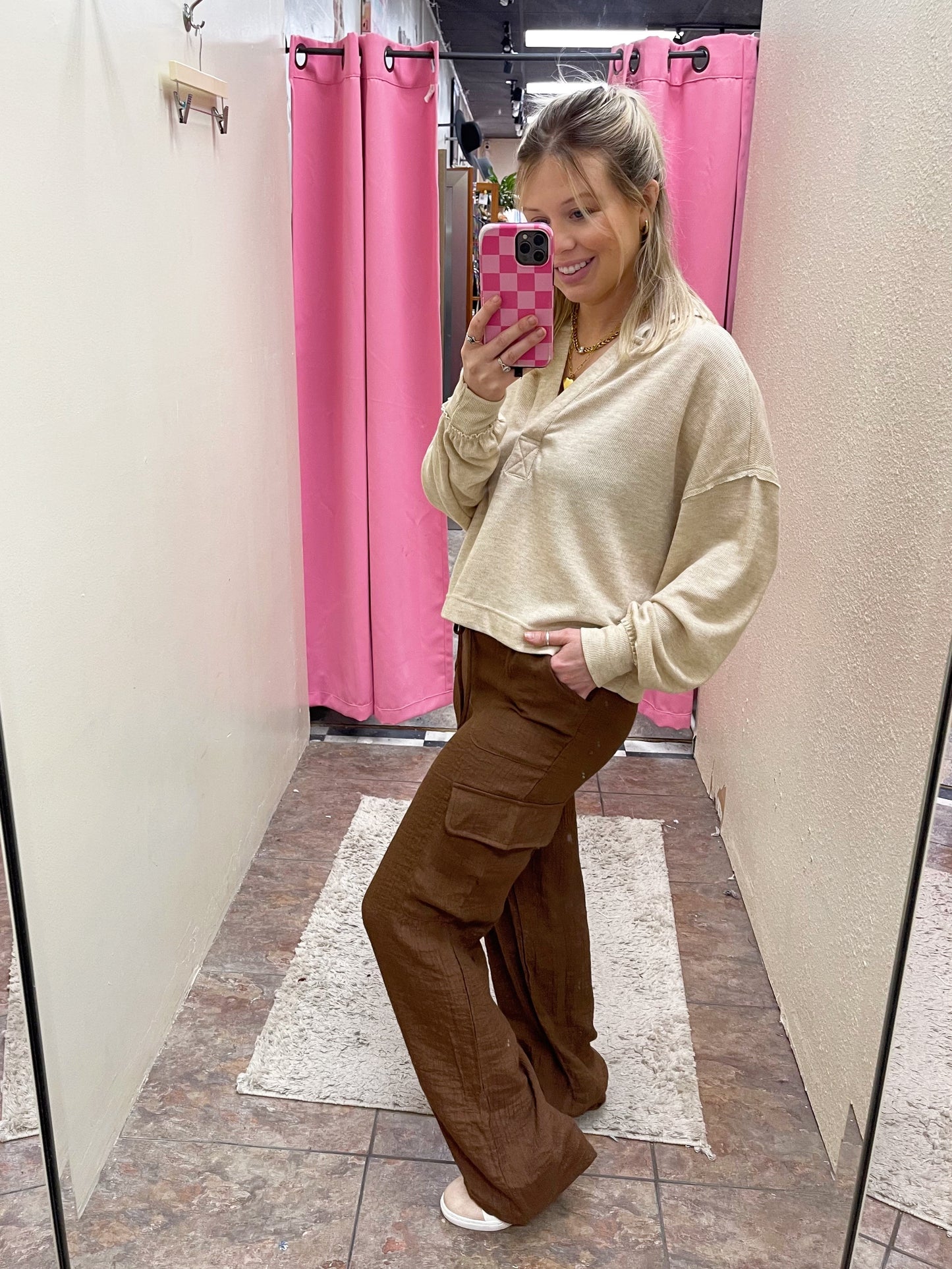 Straight Leg Cargo Pants