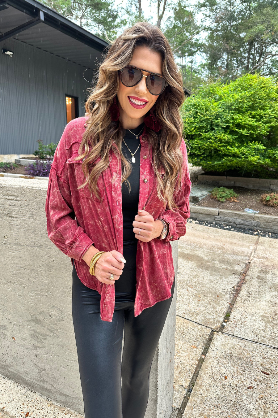 Dean Button Up Top