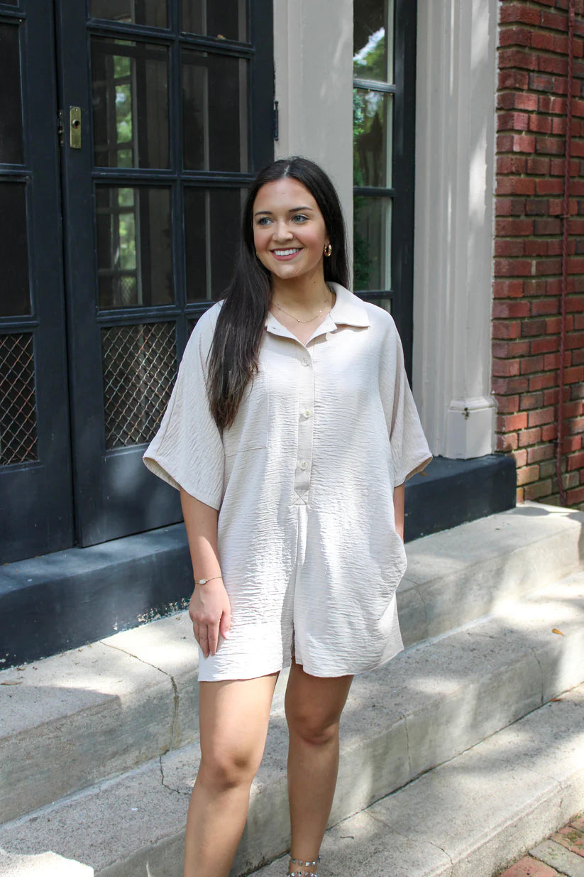 Apricot Romper