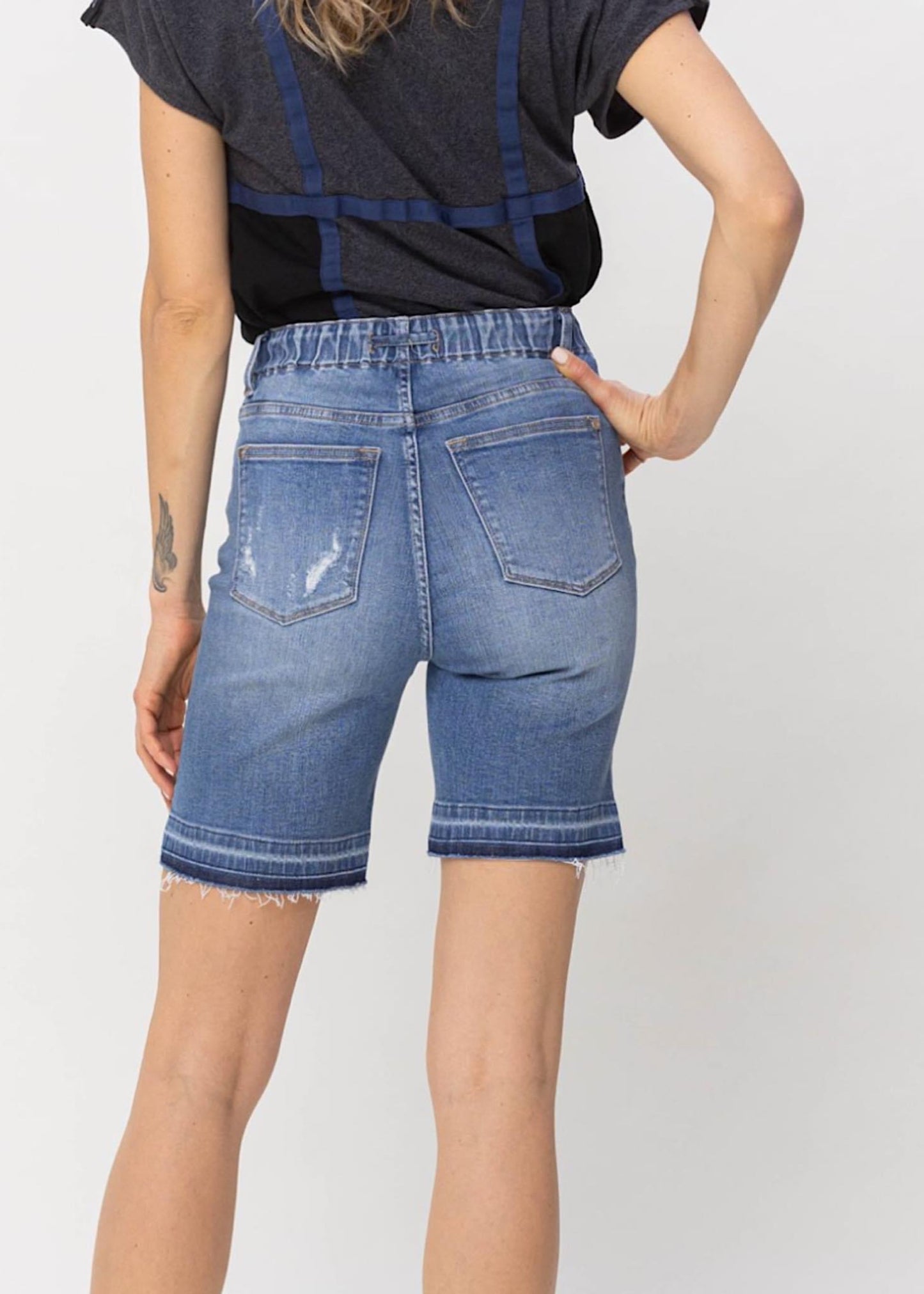 Sarah Stretchy Waist Shorts-Judy Blue
