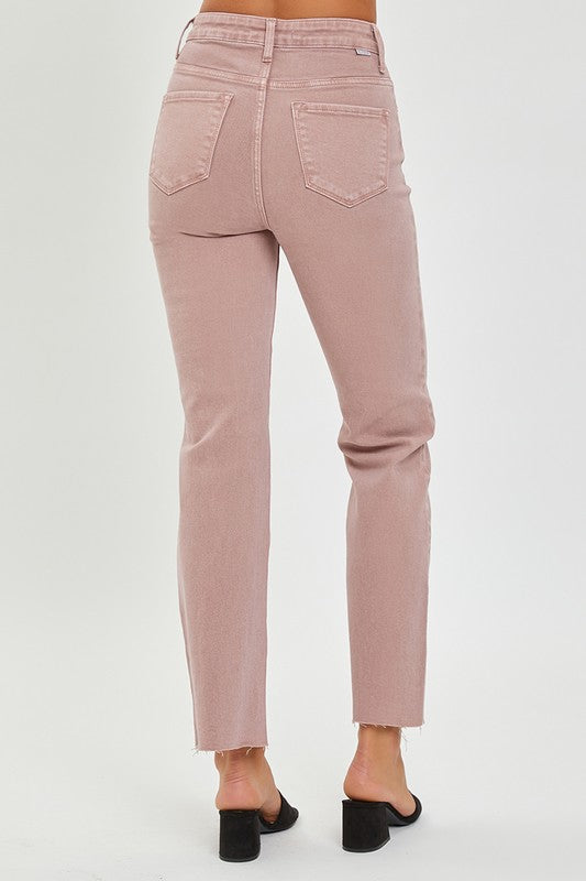 Macy Mauve Jeans-Risen