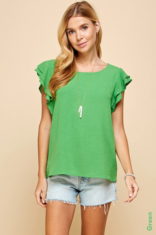 Ready For Summer Ruffle Top