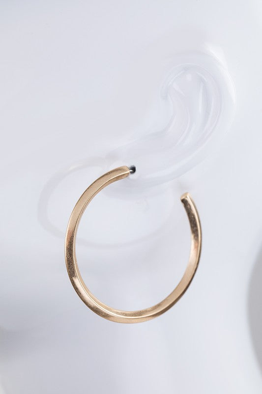 Diamond Edge Hoops