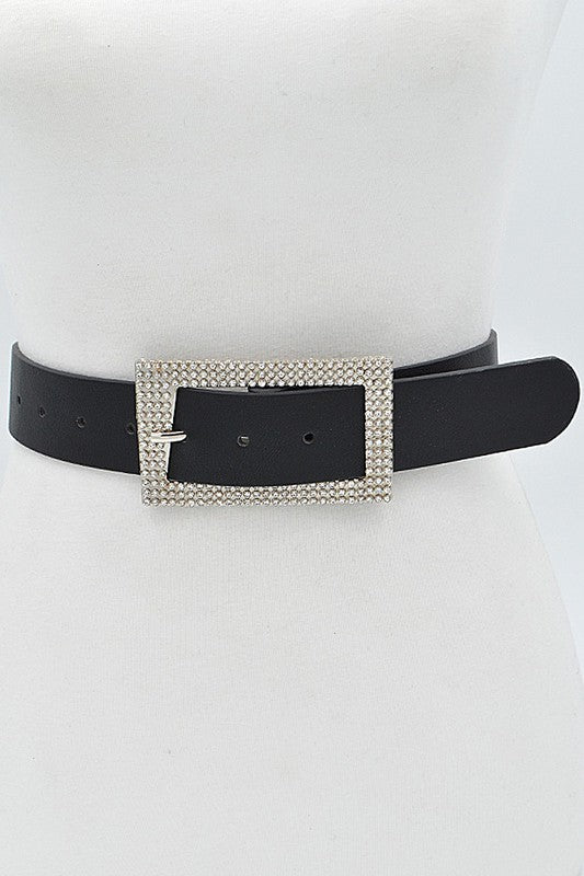 Rhinestone Square Belt