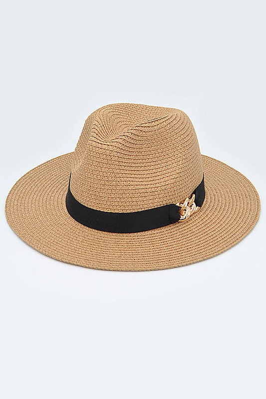 Straw Fedora Hat