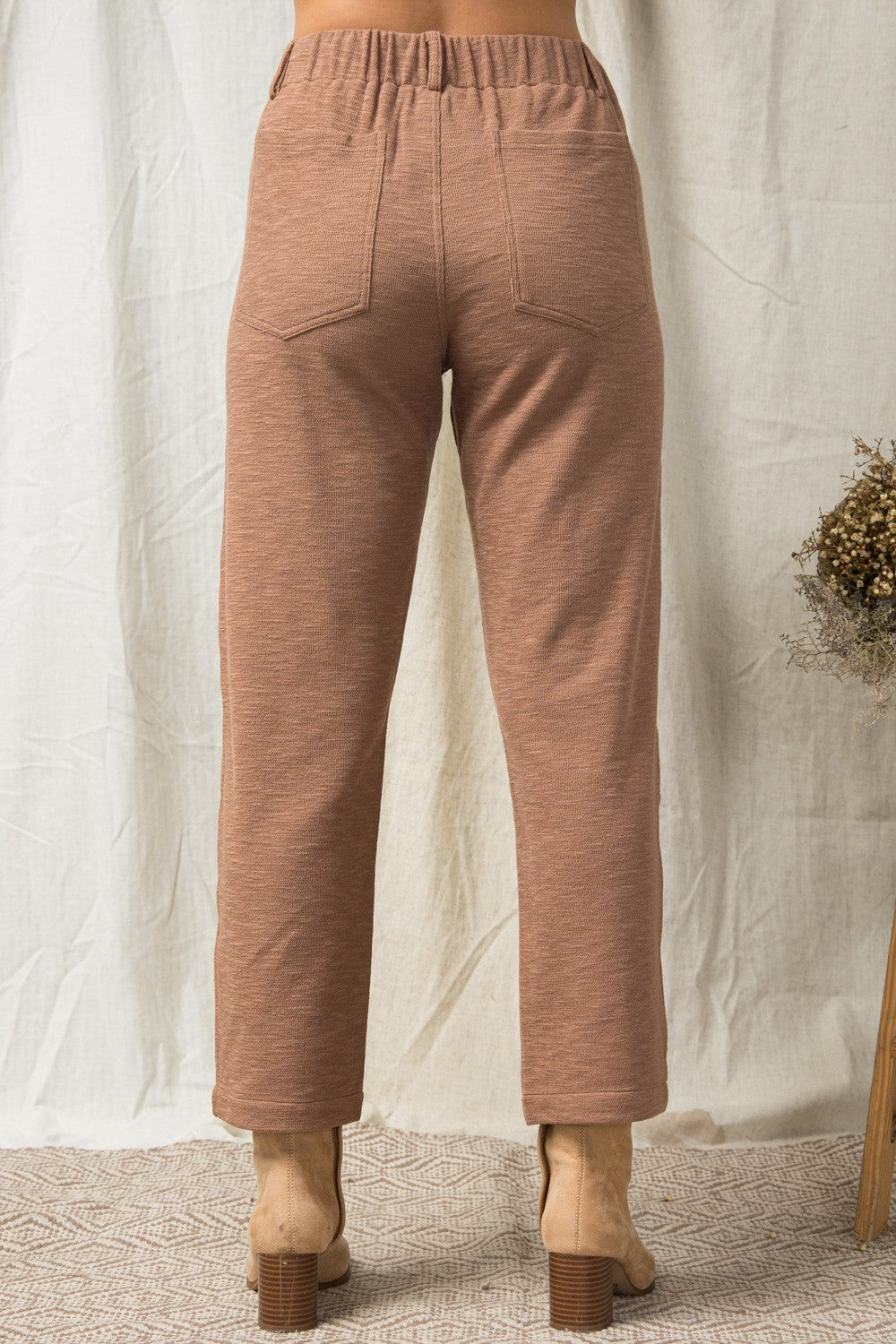 Textured Knit Pants