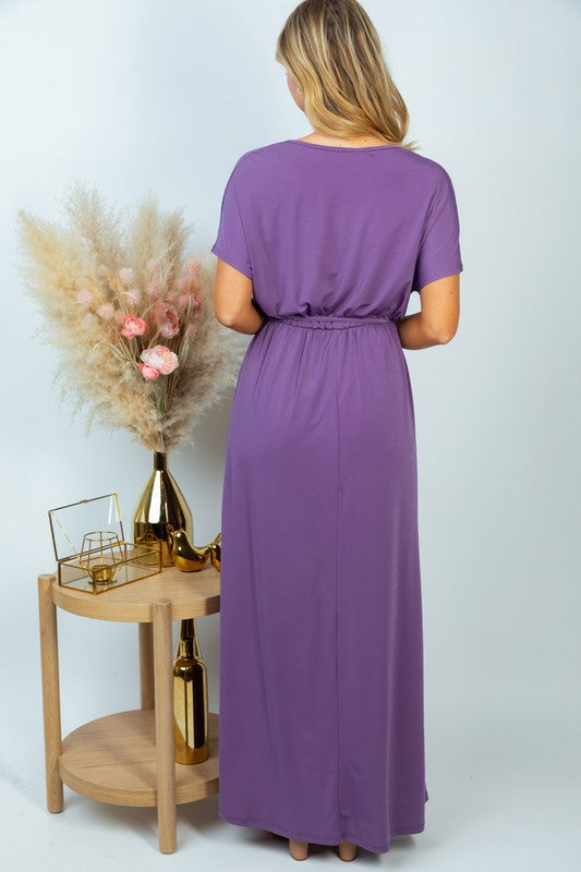 Pretty In Purple Maxi Dress