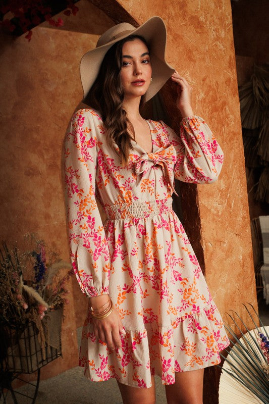 Colored Leaf Dress