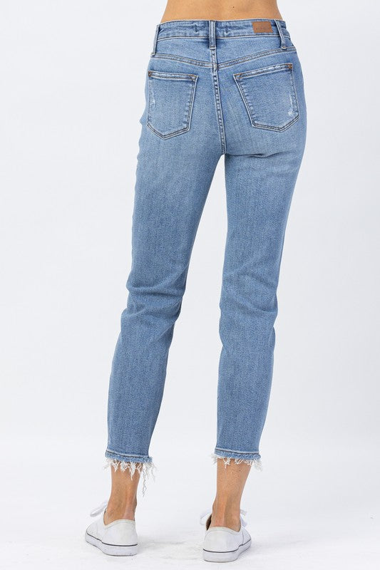 Mineral Wash Relaxed Fit Jeans-Judy Blue