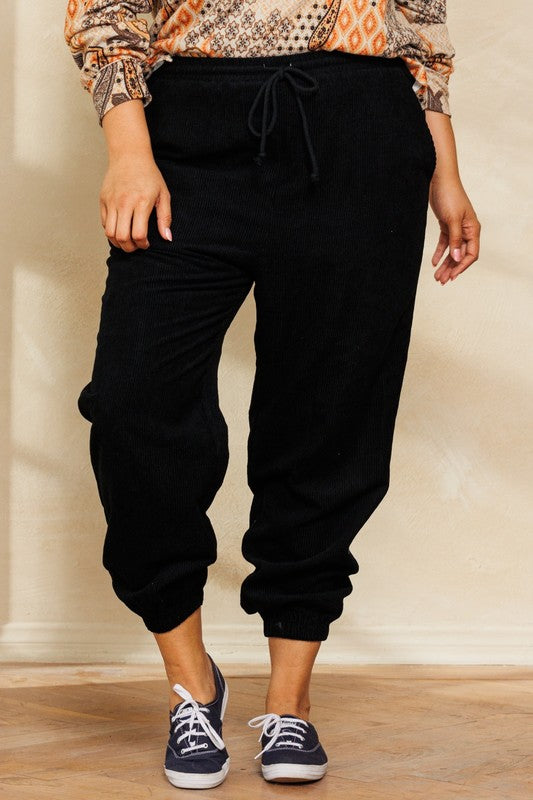 Corduroy Jogger Pants