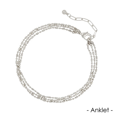 Multi Strand Anklet