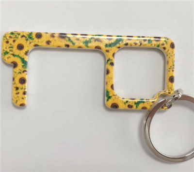 No Touch Door Key Ring