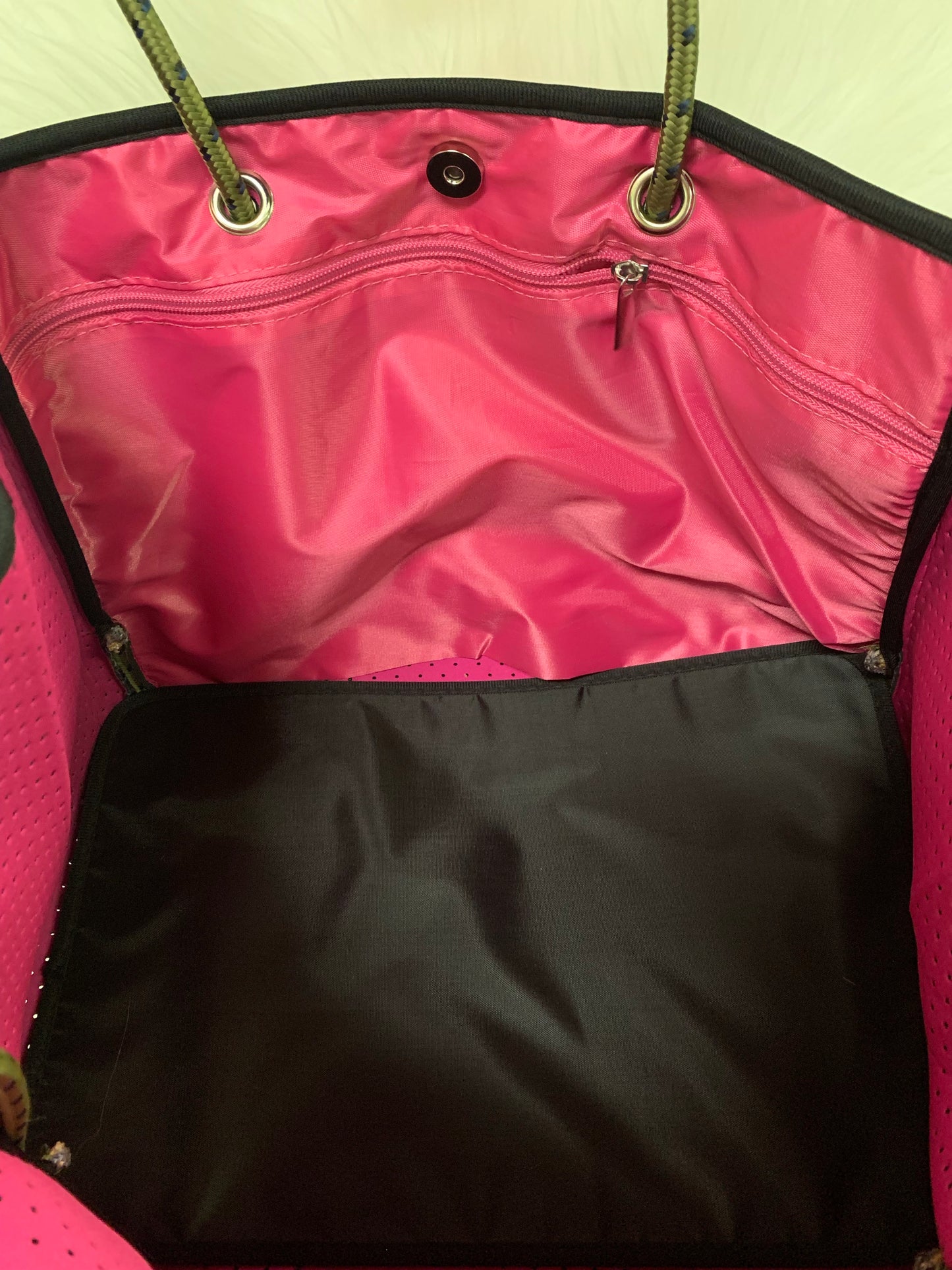 Camo Perforated Tote Purse