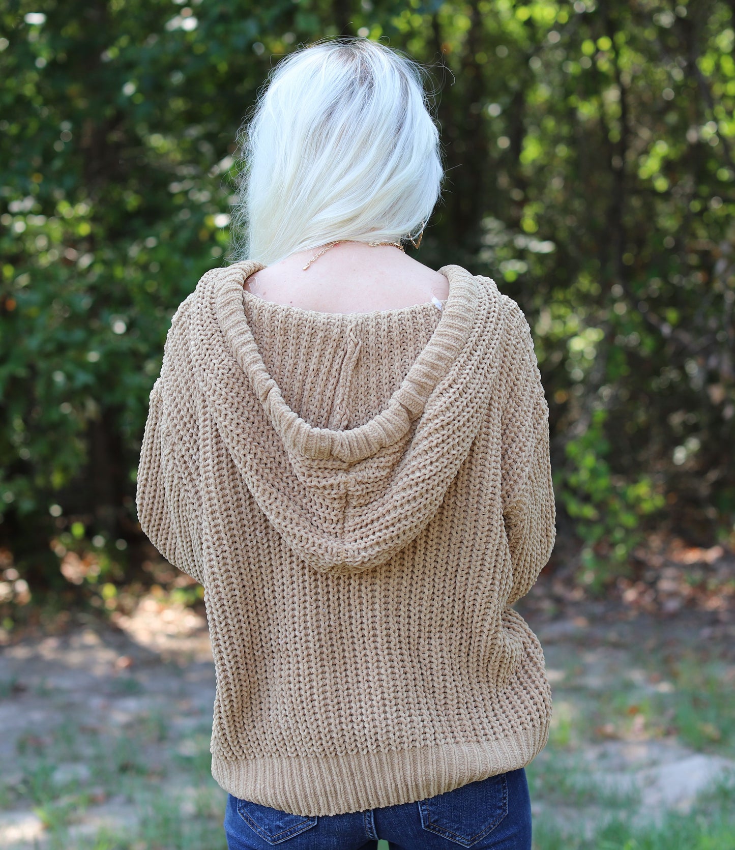 Chenille Pullover Hoodie