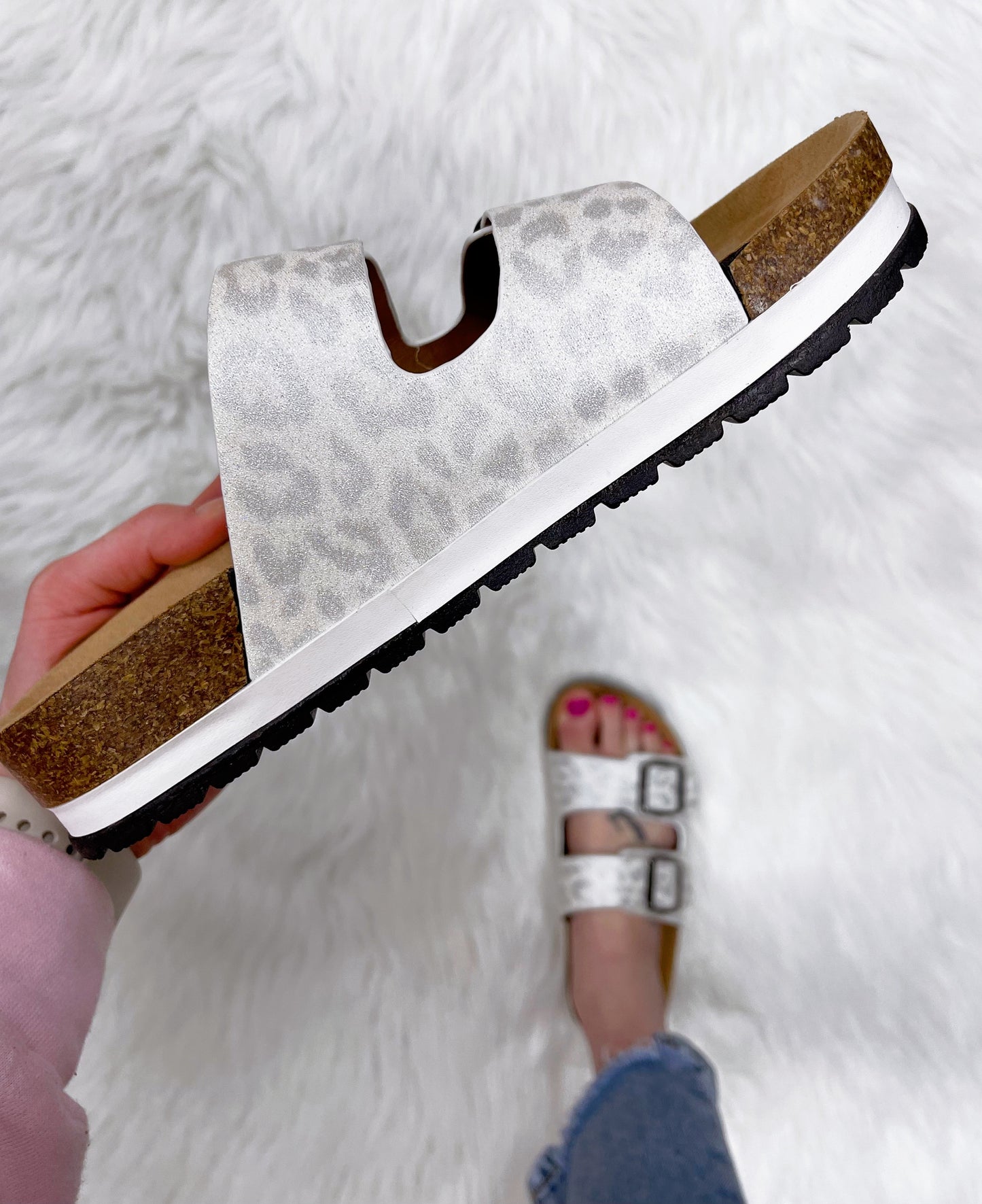 Beach Babe White Sandals