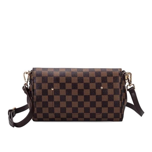 Tory Checkered Crossbody