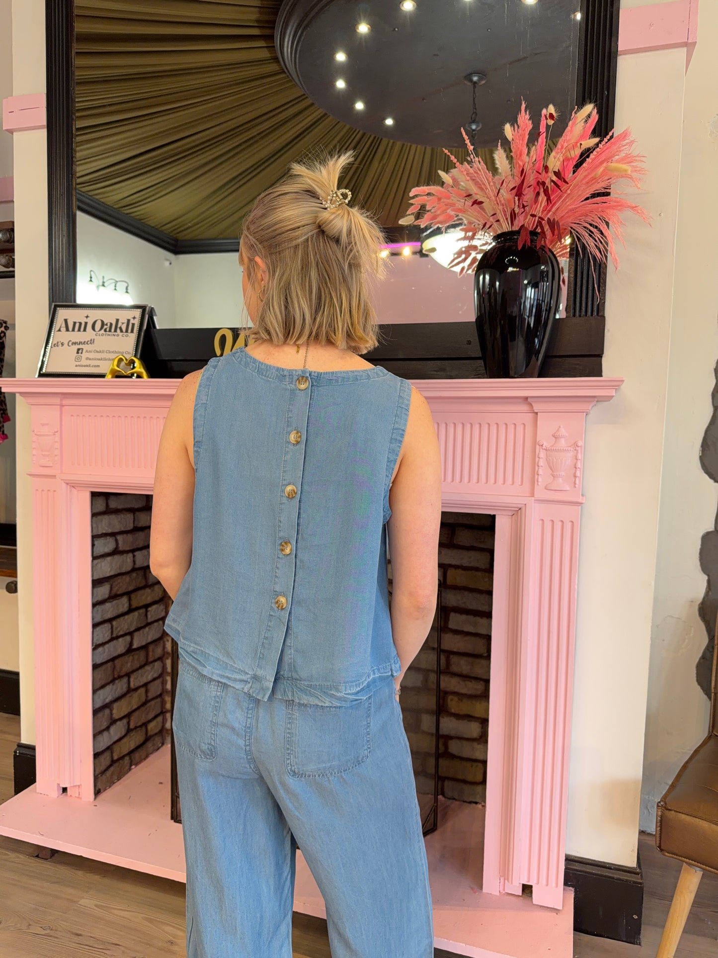 Sky Breeze Chambray Set