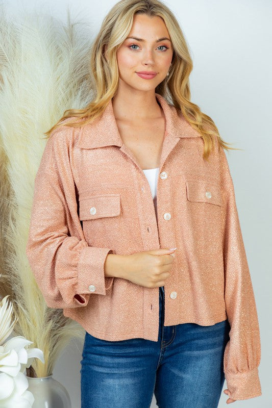 Lurex Shacket