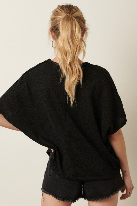 Hacci Knit Top