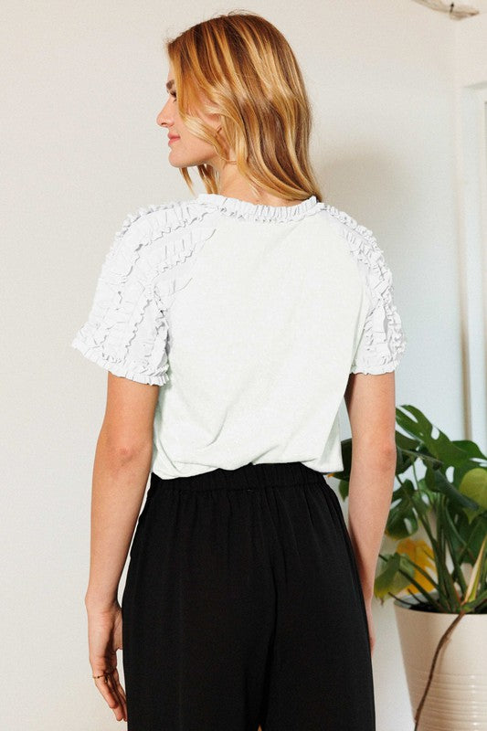 Kandice Ruffle Top
