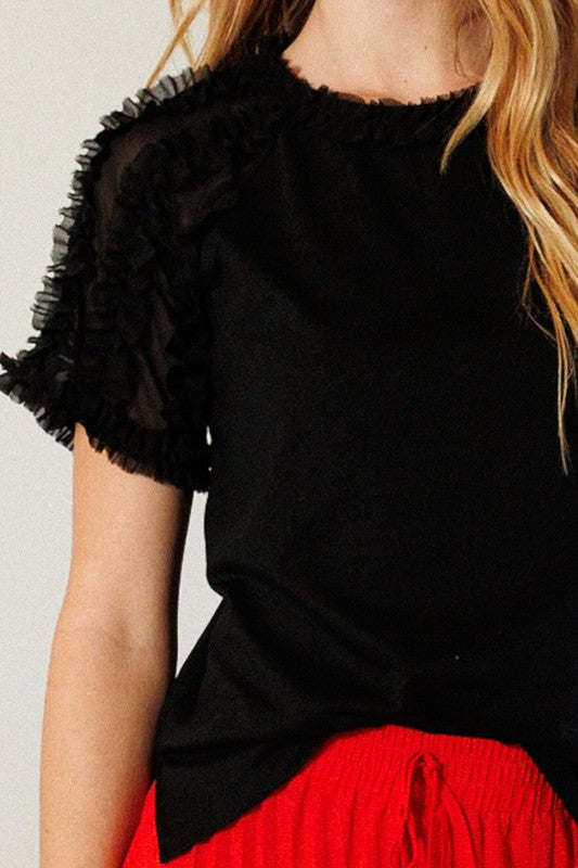 Kandice Ruffle Top