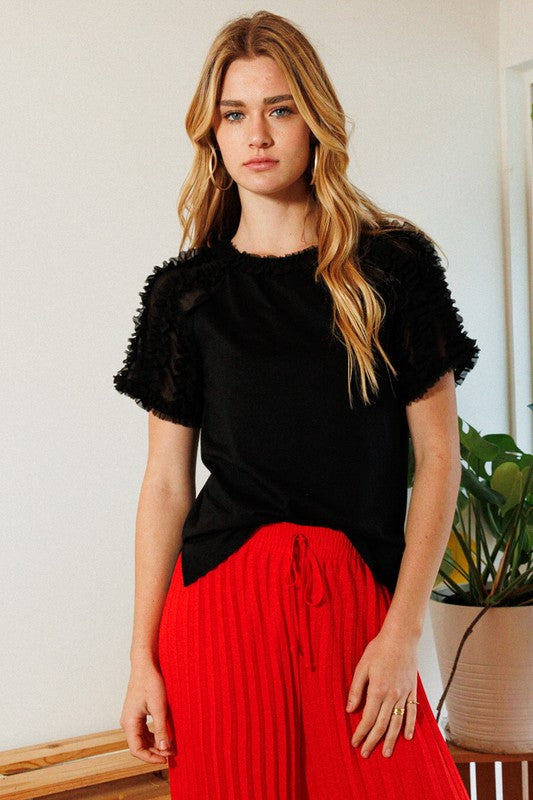 Kandice Ruffle Top