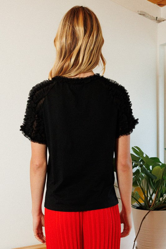 Kandice Ruffle Top