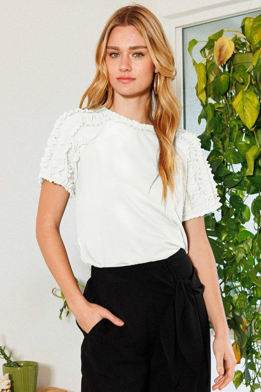 Kandice Ruffle Top