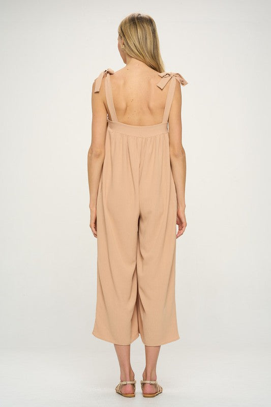 Taupe Tank Jumpsuit