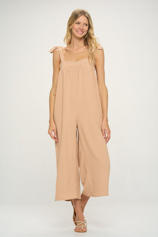 Taupe Tank Jumpsuit