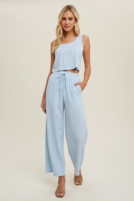 Sky Linen Pants