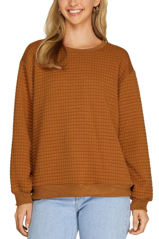 Caramel Apple Pullover Top