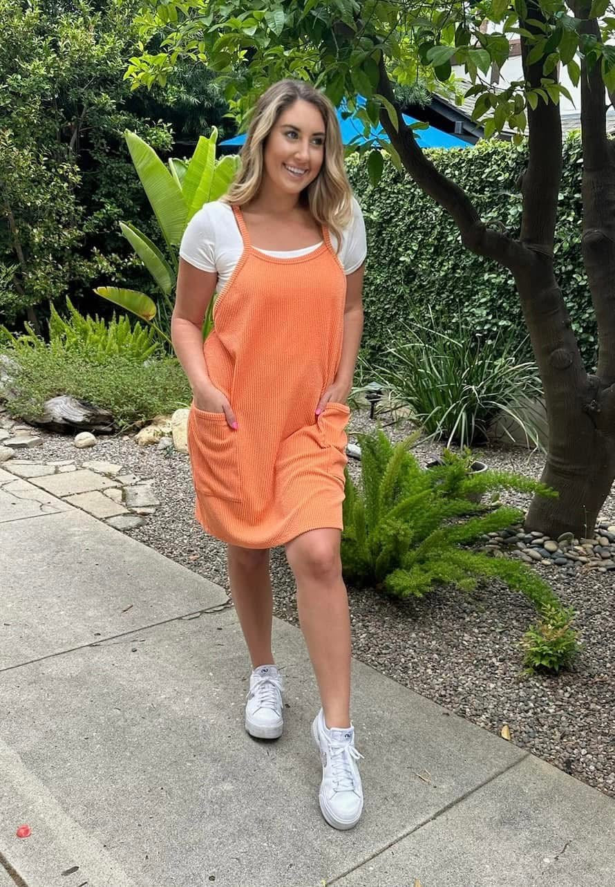 Tangerine Tank Dress