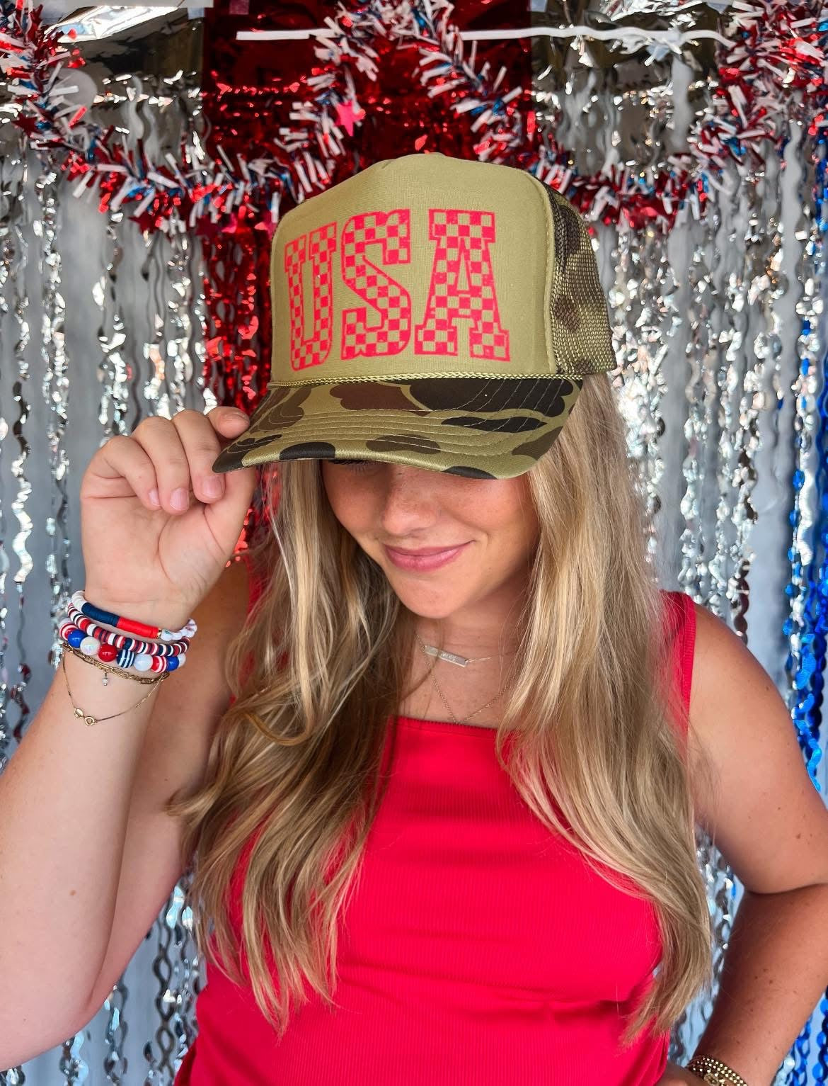USA Camo Trucker Hat