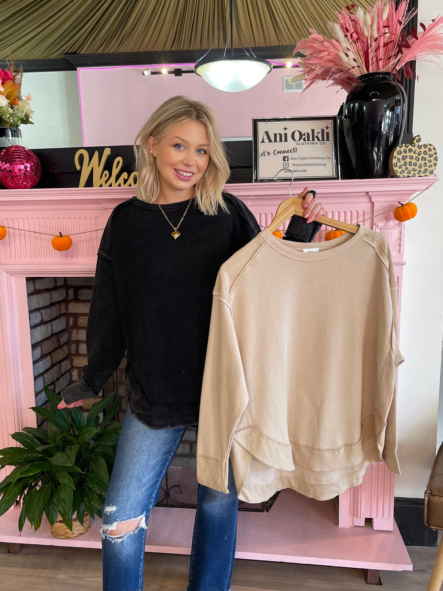 Cozy Knit Patch Pullover