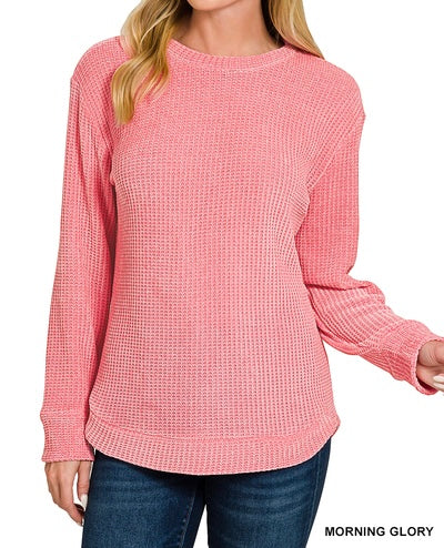 Chenille Waffle Sweater