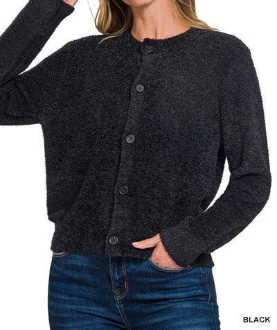 Comfy Button Cardigan