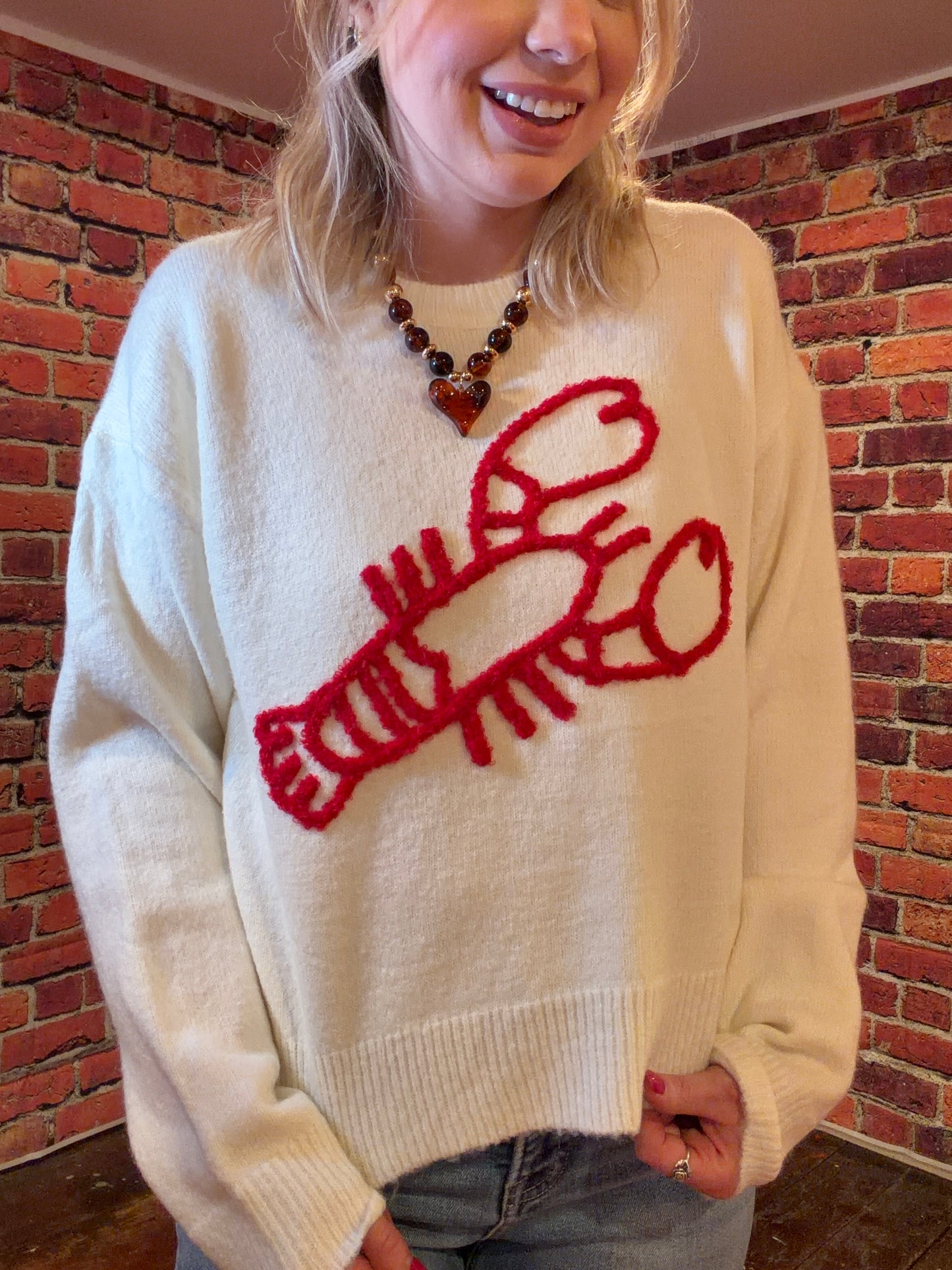 He's Her Lobster Sweater