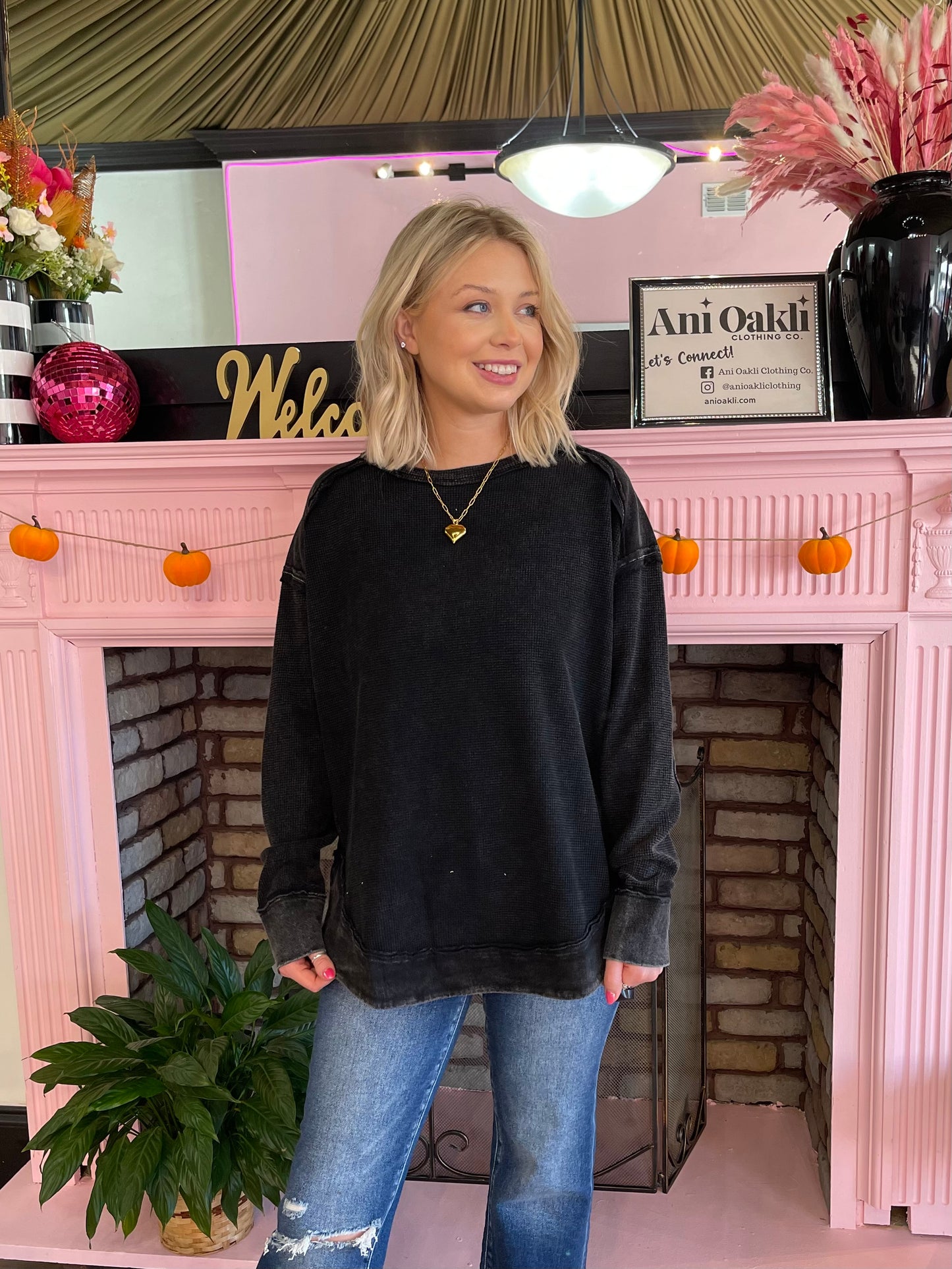 Cozy Knit Patch Pullover