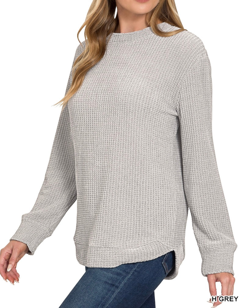 Chenille Waffle Sweater