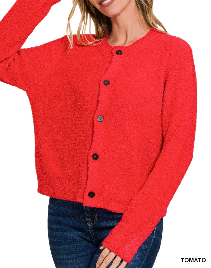 Comfy Button Cardigan