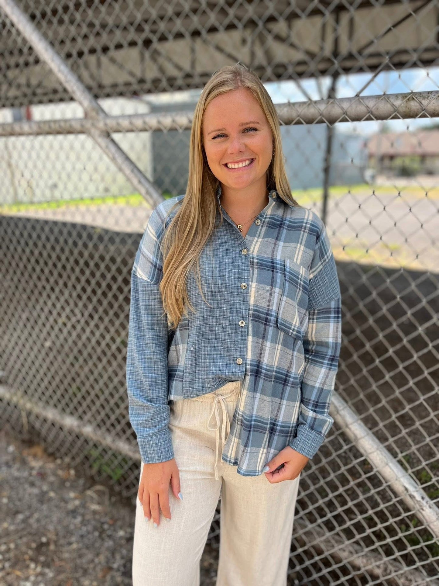 The Abby Flannel Top