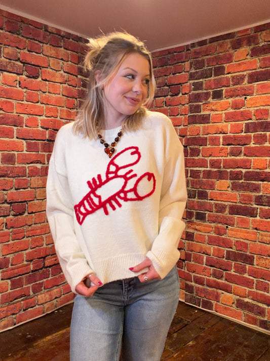 He's Her Lobster Sweater