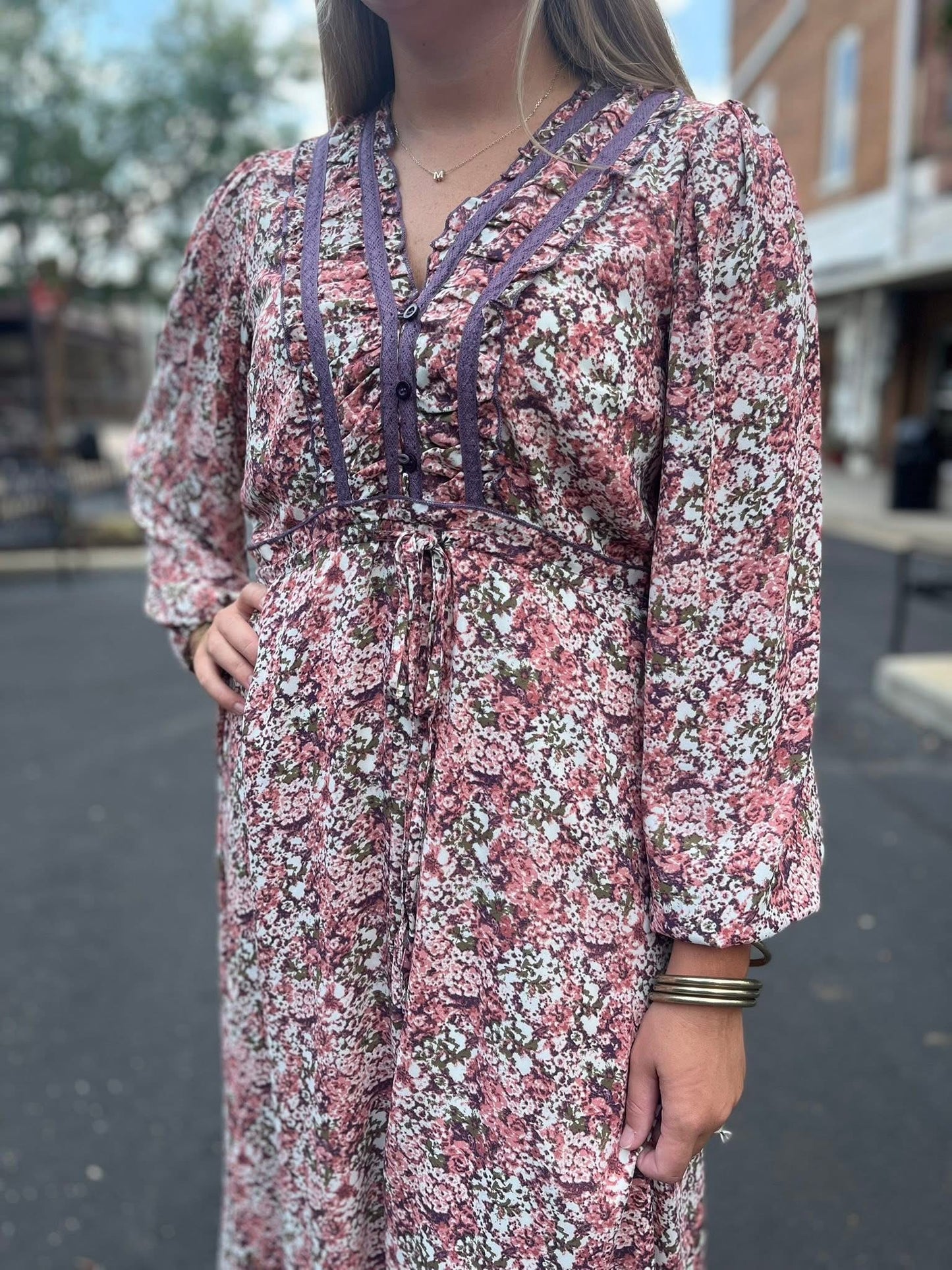 Floral Split Dress