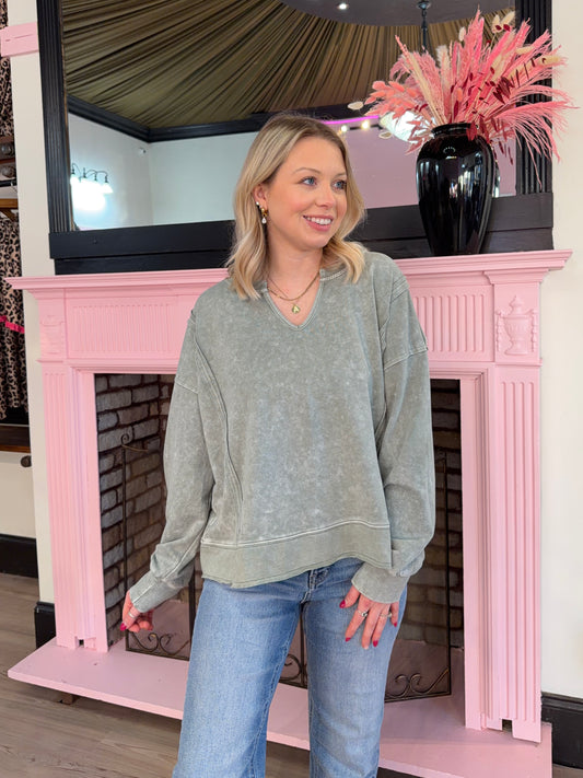 Easy Days Washed Top